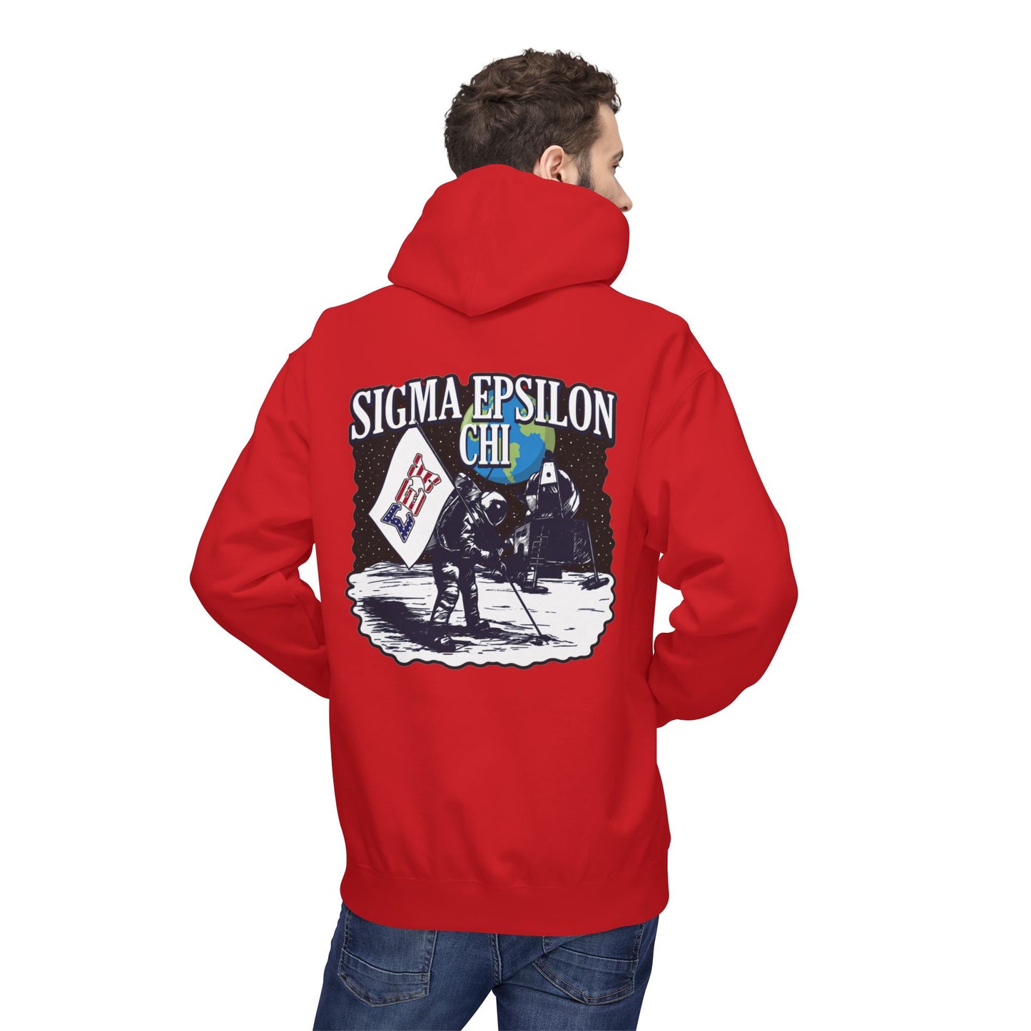 Sigma Epsilon Chi Moon Landing Hoodie