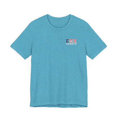 Sigma Epsilon Chi Fraternity Moon Landing T-Shirt — Fall Rush 26 Tee