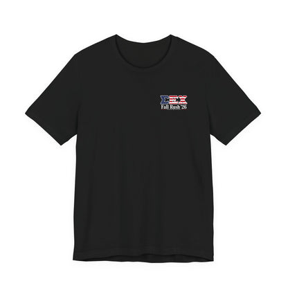 Sigma Epsilon Chi Fraternity Moon Landing T-Shirt — Fall Rush 26 Tee