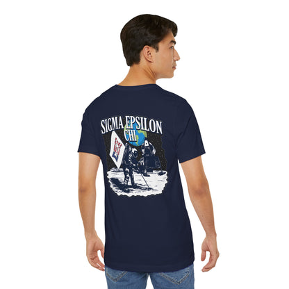 Sigma Epsilon Chi Fraternity Moon Landing T-Shirt — Fall Rush 26 Tee