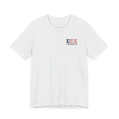Sigma Epsilon Chi Fraternity Moon Landing T-Shirt — Fall Rush 26 Tee