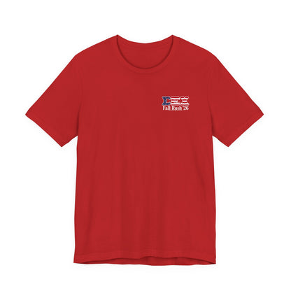Sigma Epsilon Chi Fraternity Moon Landing T-Shirt — Fall Rush 26 Tee