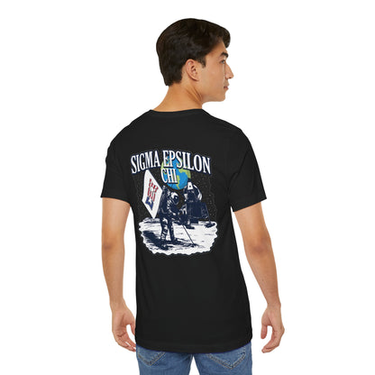Sigma Epsilon Chi Fraternity Moon Landing T-Shirt — Fall Rush 26 Tee