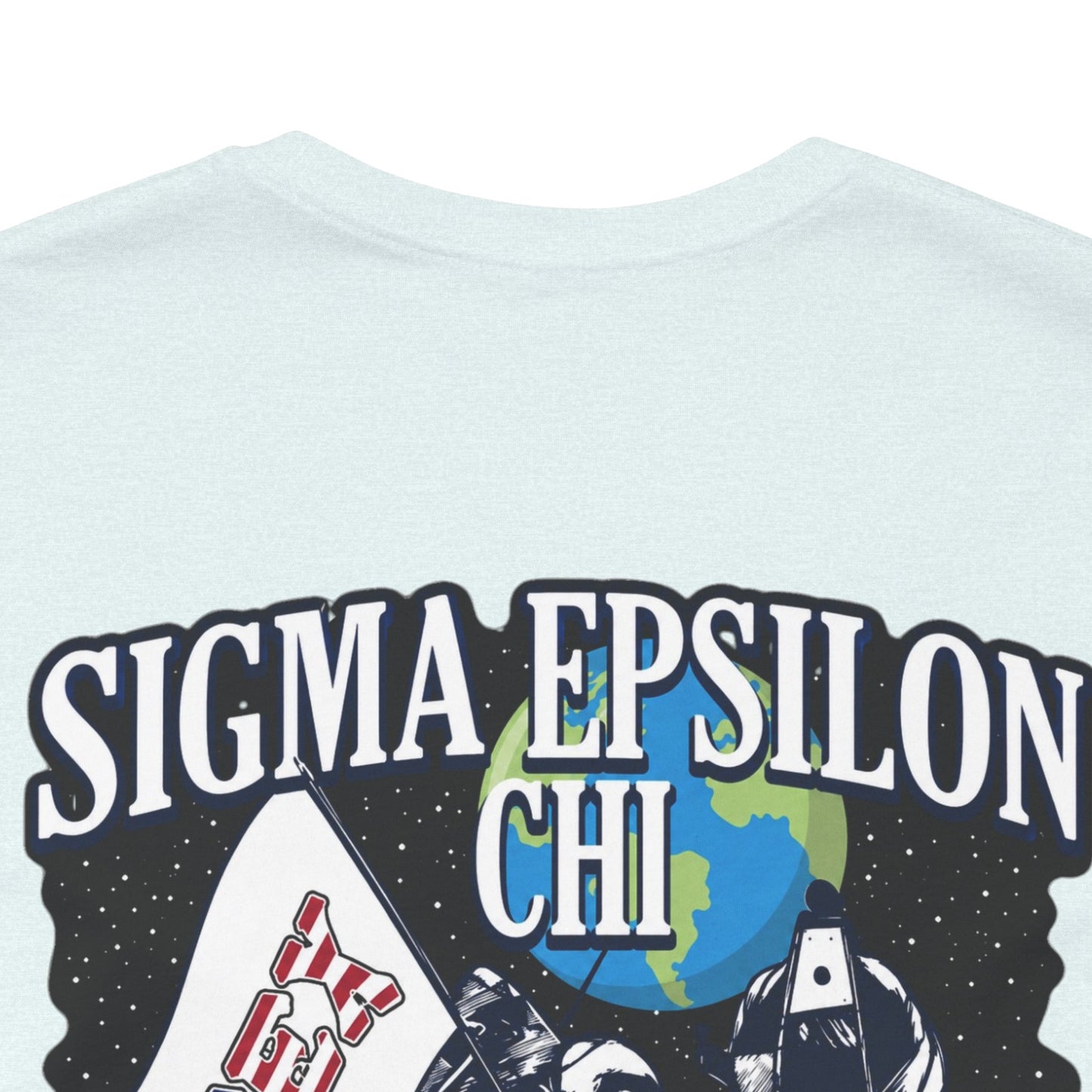 Sigma Epsilon Chi Fraternity Moon Landing T-Shirt — Fall Rush 26 Tee