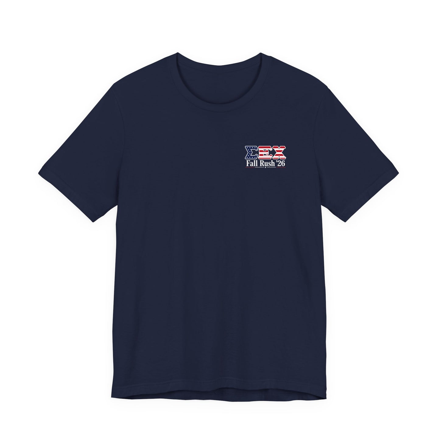 Sigma Epsilon Chi Fraternity Moon Landing T-Shirt — Fall Rush 26 Tee