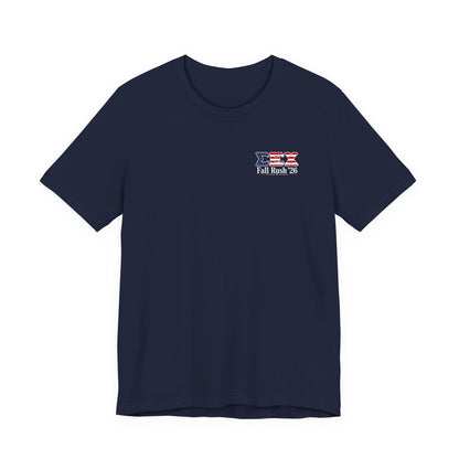 Sigma Epsilon Chi Fraternity Moon Landing T-Shirt — Fall Rush 26 Tee