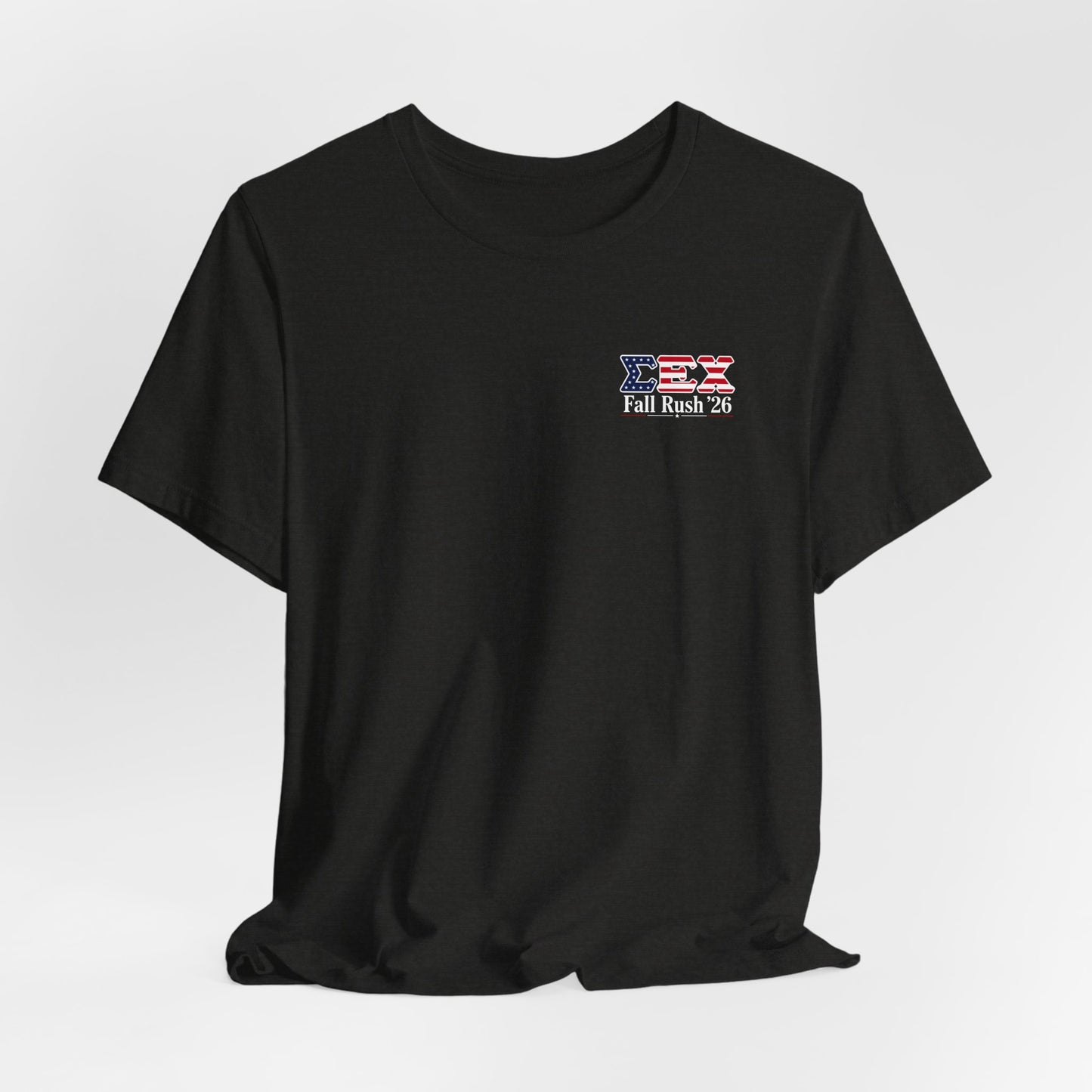 Sigma Epsilon Chi Fraternity Moon Landing T-Shirt — Fall Rush 26 Tee