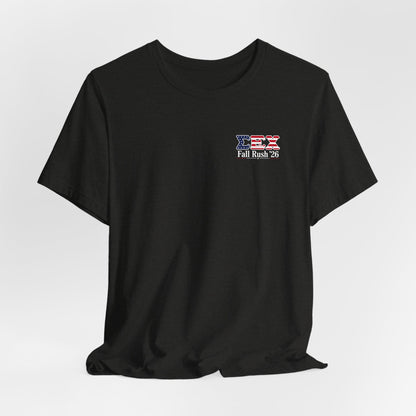 Sigma Epsilon Chi Fraternity Moon Landing T-Shirt — Fall Rush 26 Tee