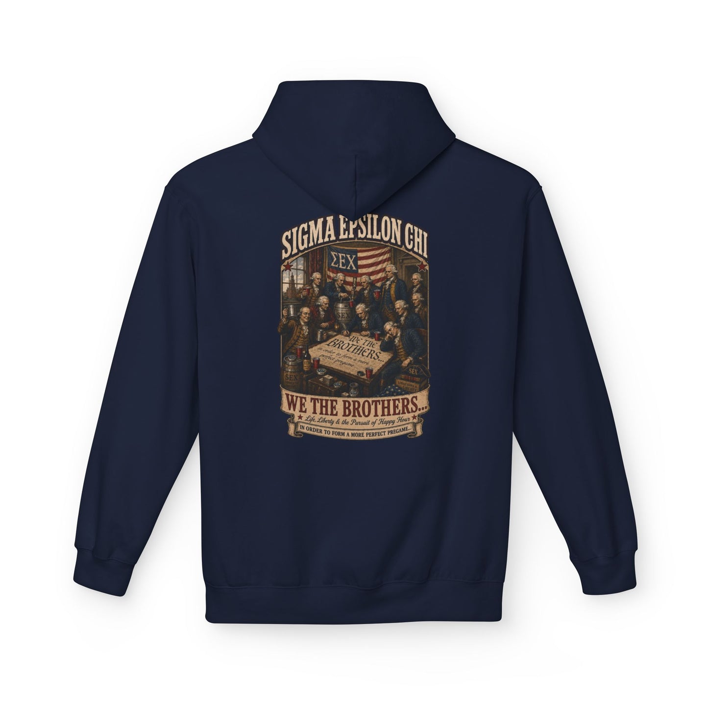 Sigma Epsilon Chi "Signing of Declaration/We the Brothers" Hoodie
