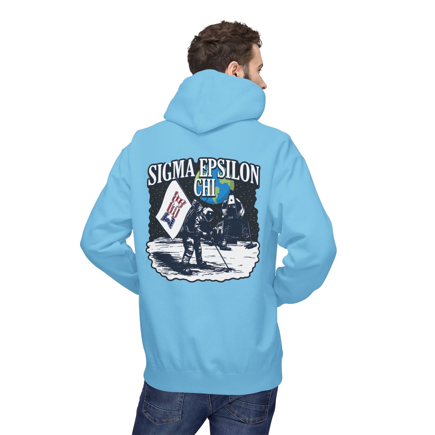 Sigma Epsilon Chi Moon Landing Hoodie