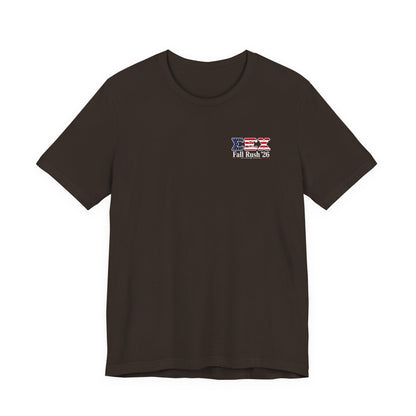 Sigma Epsilon Chi Fraternity Moon Landing T-Shirt — Fall Rush 26 Tee