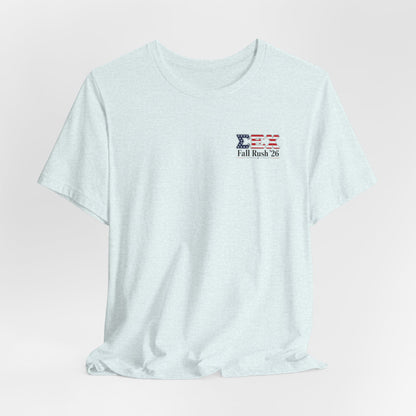 Sigma Epsilon Chi Fraternity Moon Landing T-Shirt — Fall Rush 26 Tee