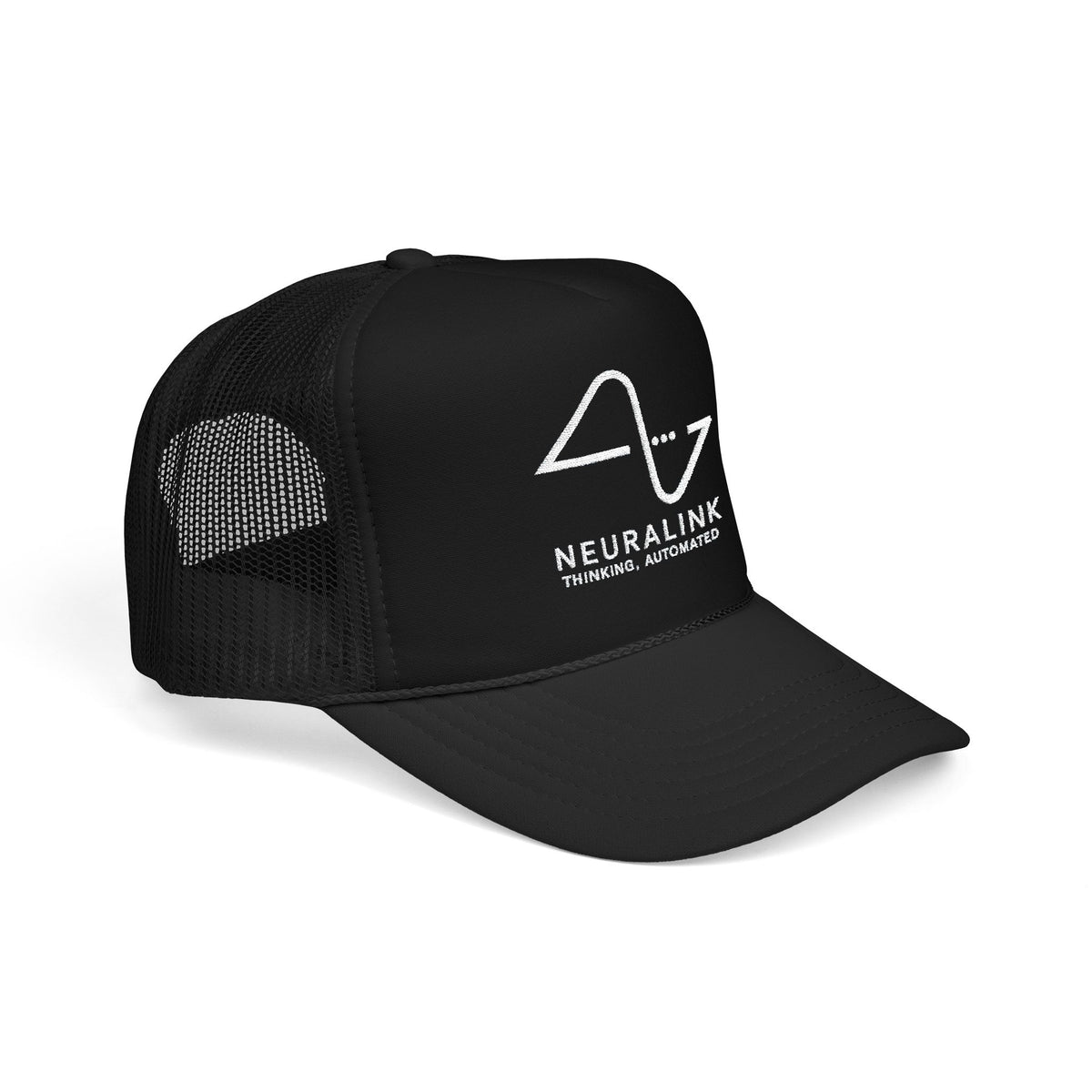 NEURALINK — Thinking, Automated Black Trucker Cap