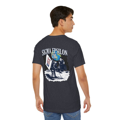Sigma Epsilon Chi Fraternity Moon Landing T-Shirt — Fall Rush 26 Tee
