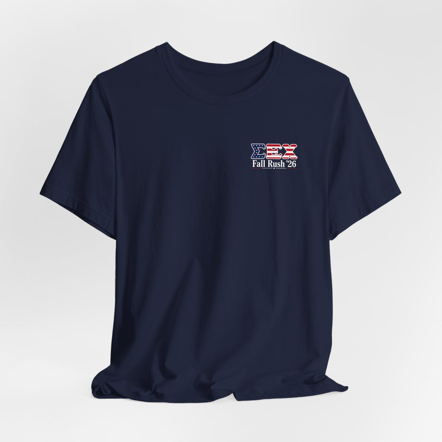 Sigma Epsilon Chi Fraternity Moon Landing T-Shirt — Fall Rush 26 Tee