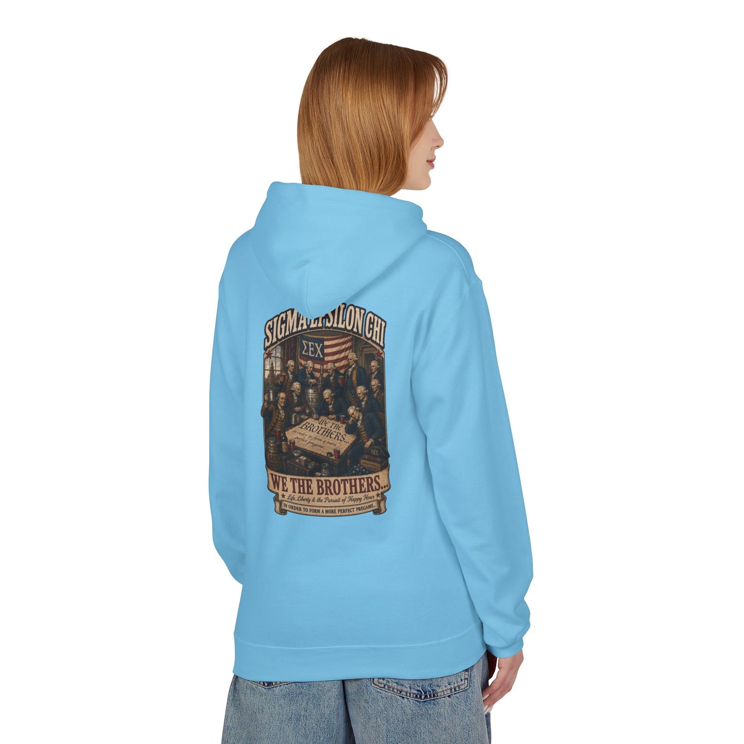 Sigma Epsilon Chi "Signing of Declaration/We the Brothers" Hoodie