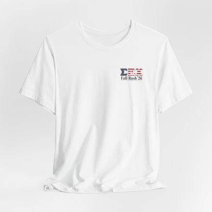 Sigma Epsilon Chi Fraternity Moon Landing T-Shirt — Fall Rush 26 Tee