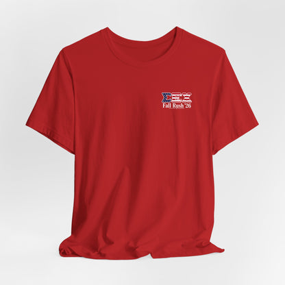 Sigma Epsilon Chi Fraternity Moon Landing T-Shirt — Fall Rush 26 Tee