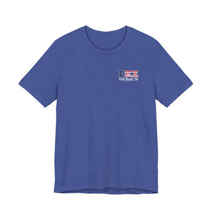 Sigma Epsilon Chi Fraternity Moon Landing T-Shirt — Fall Rush 26 Tee