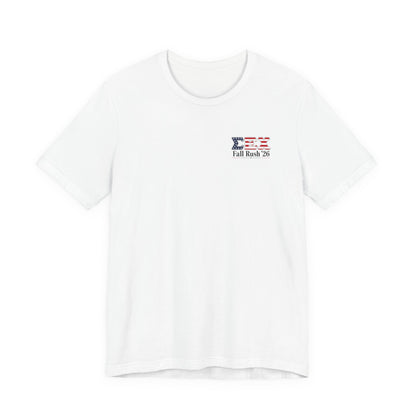 Sigma Epsilon Chi Fraternity Moon Landing T-Shirt — Fall Rush 26 Tee