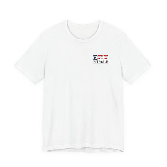 Sigma Epsilon Chi Fraternity Moon Landing T-Shirt — Fall Rush 26 Tee