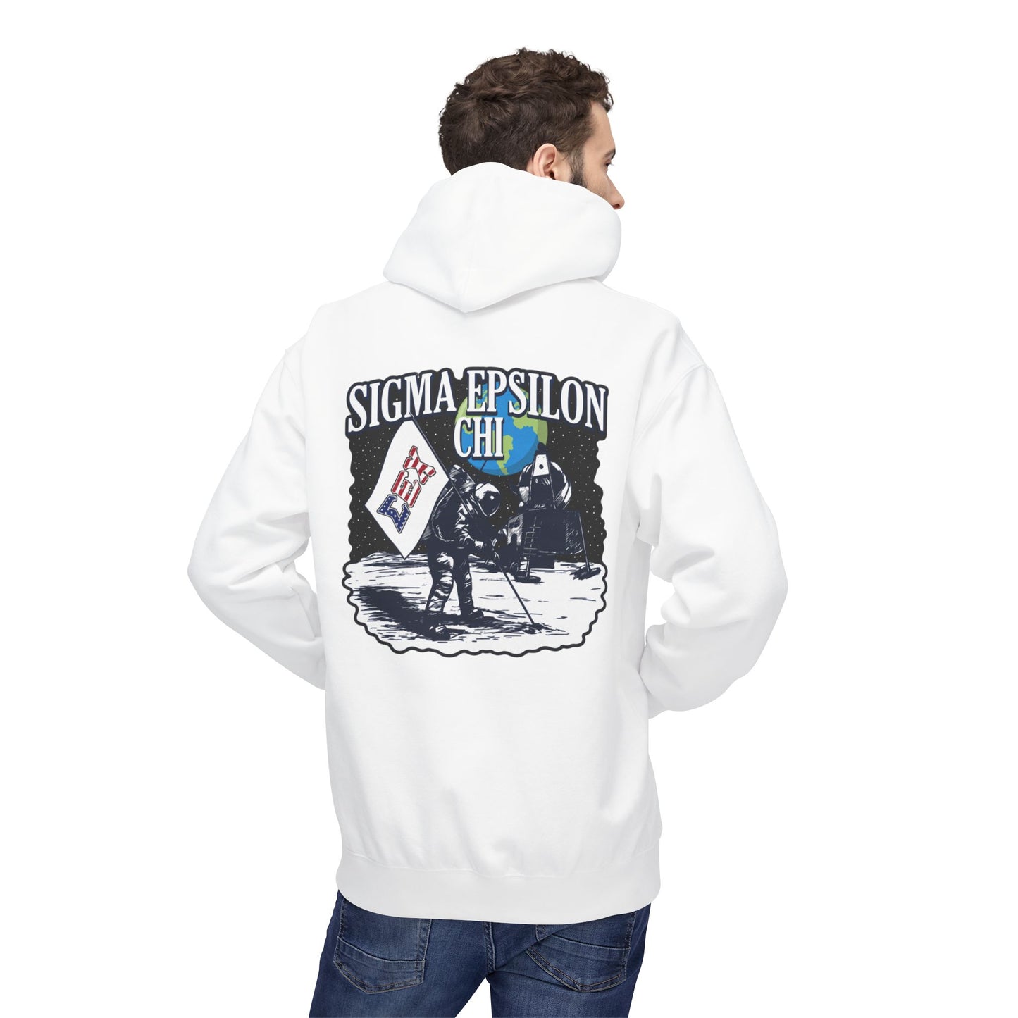 Sigma Epsilon Chi Moon Landing Hoodie