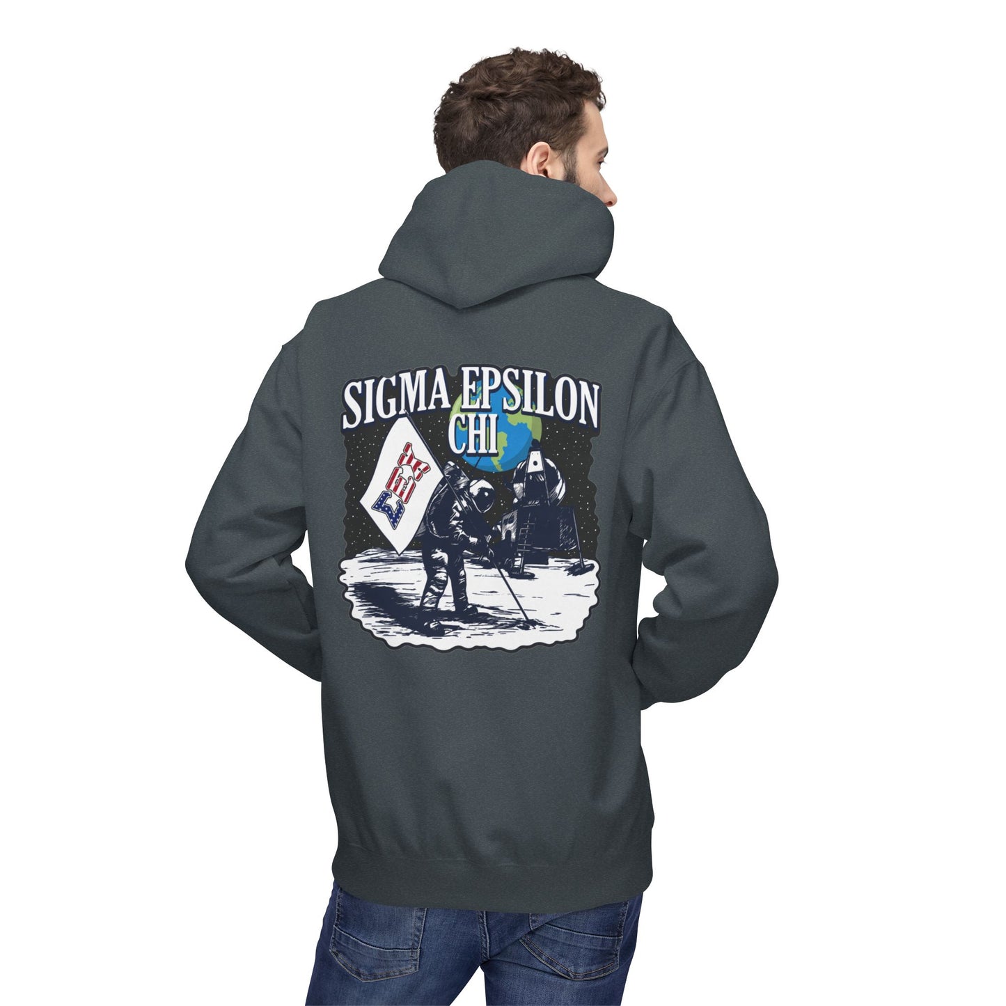 Sigma Epsilon Chi Moon Landing Hoodie