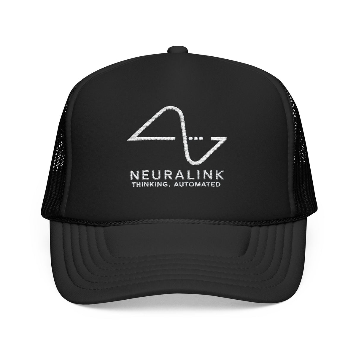 NEURALINK — Thinking, Automated Black Trucker Cap