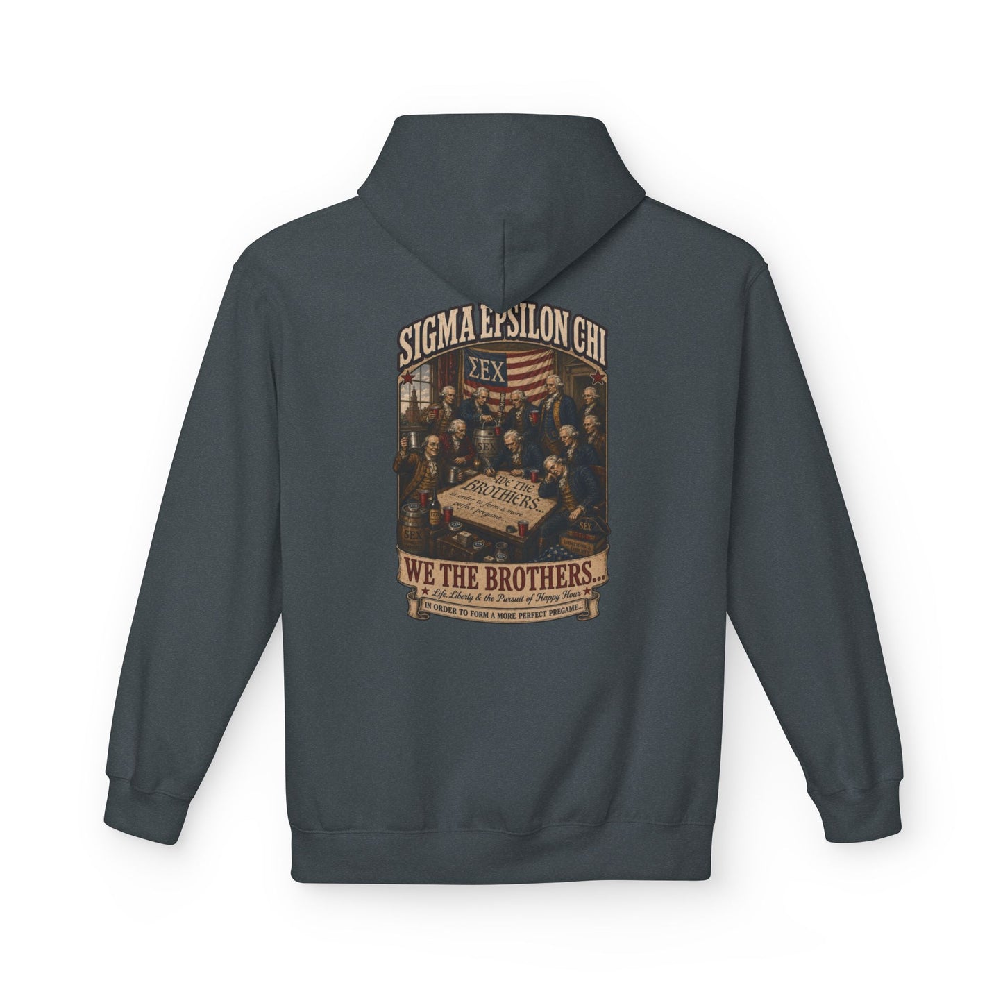 Sigma Epsilon Chi "Signing of Declaration/We the Brothers" Hoodie