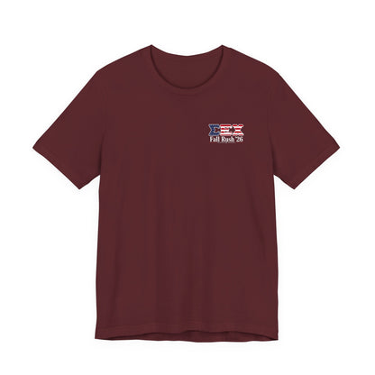 Sigma Epsilon Chi Fraternity Moon Landing T-Shirt — Fall Rush 26 Tee