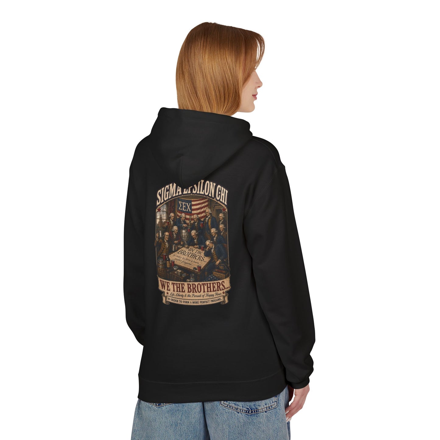 Sigma Epsilon Chi "Signing of Declaration/We the Brothers" Hoodie