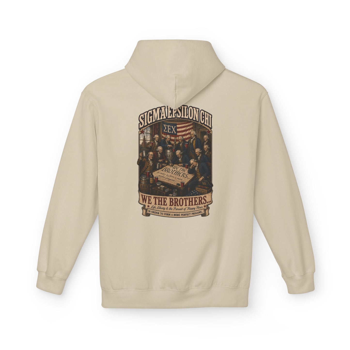 Sigma Epsilon Chi "Signing of Declaration/We the Brothers" Hoodie