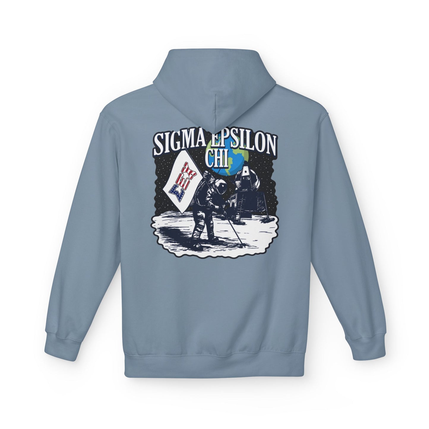 Sigma Epsilon Chi Moon Landing Hoodie