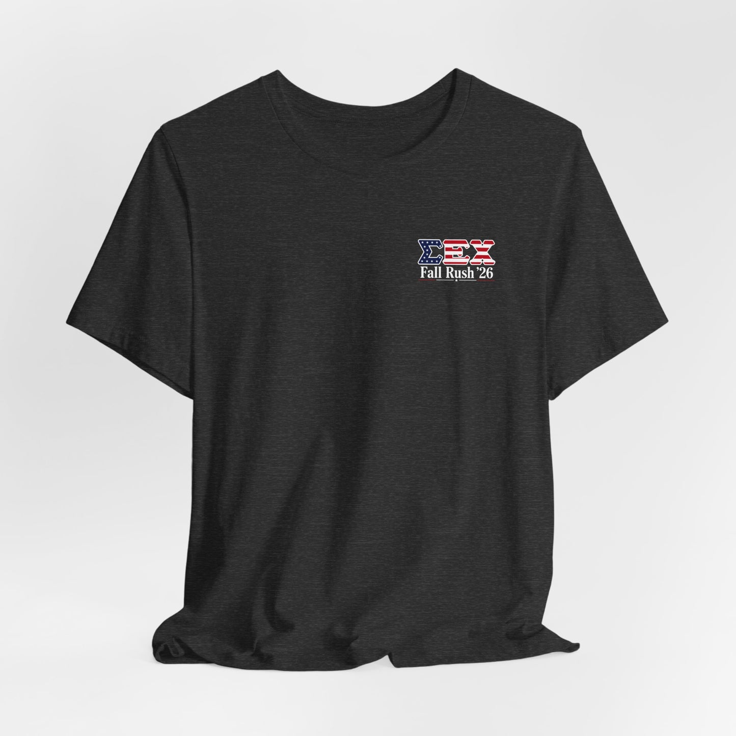 Sigma Epsilon Chi Fraternity Moon Landing T-Shirt — Fall Rush 26 Tee