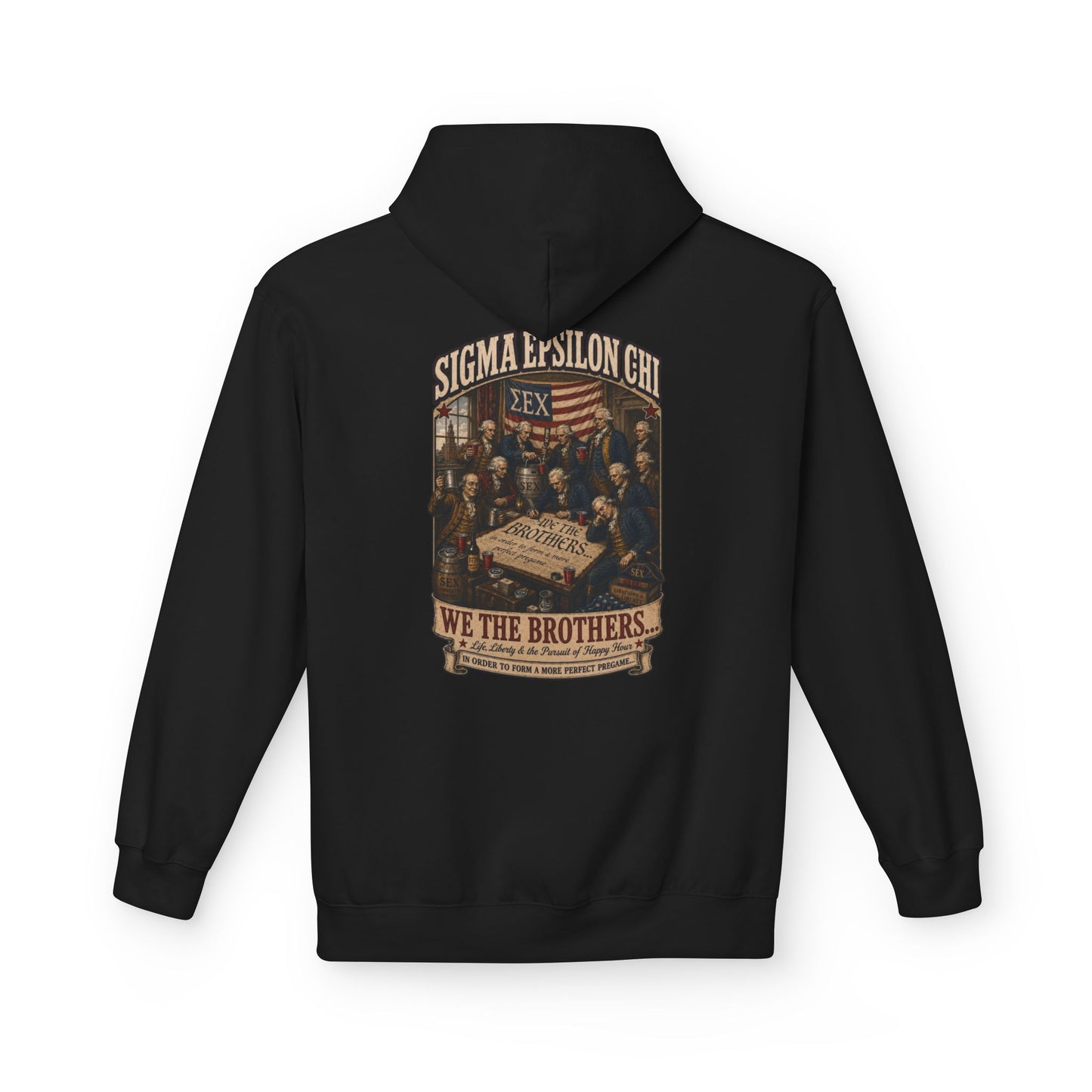 Sigma Epsilon Chi "Signing of Declaration/We the Brothers" Hoodie