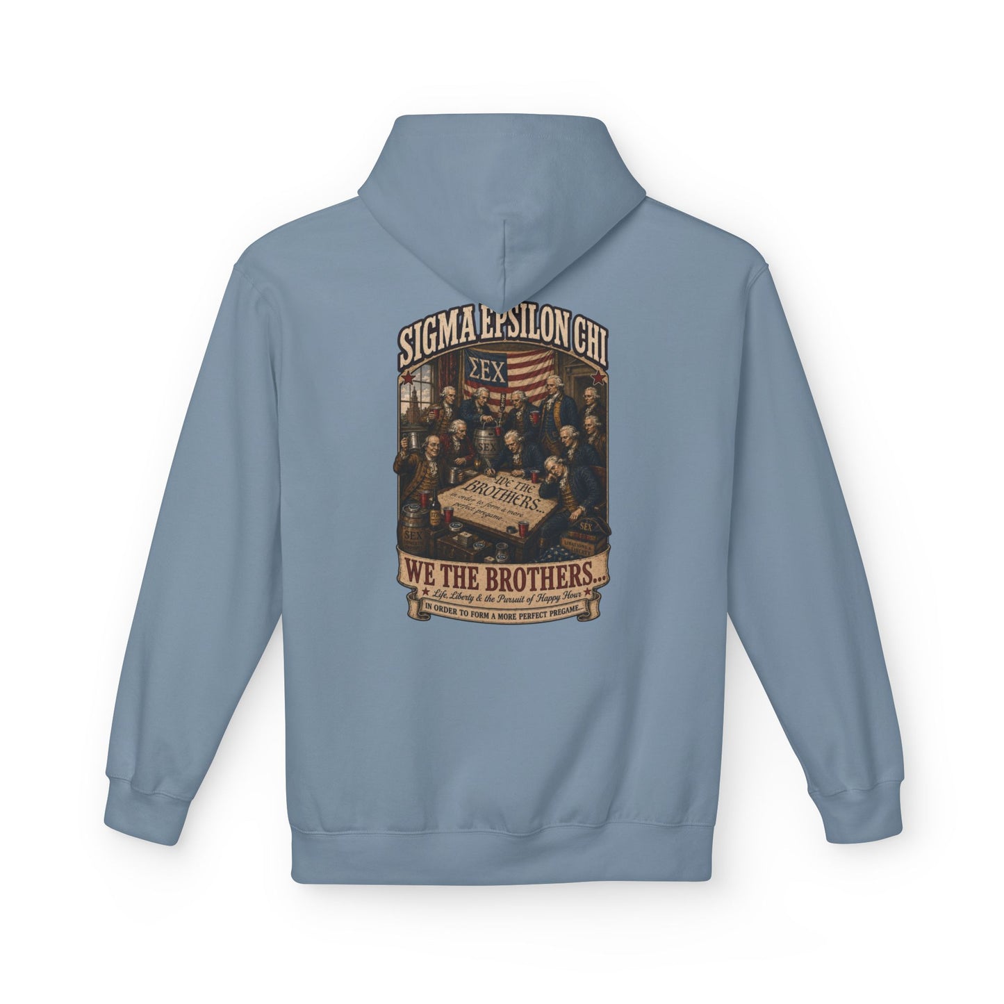 Sigma Epsilon Chi "Signing of Declaration/We the Brothers" Hoodie