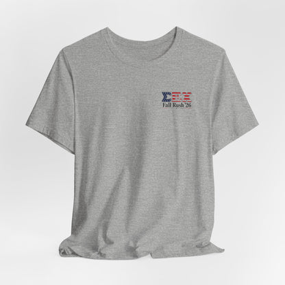 Sigma Epsilon Chi Fraternity Moon Landing T-Shirt — Fall Rush 26 Tee
