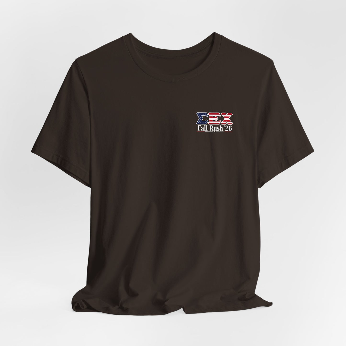Sigma Epsilon Chi Fraternity Moon Landing T-Shirt — Fall Rush 26 Tee