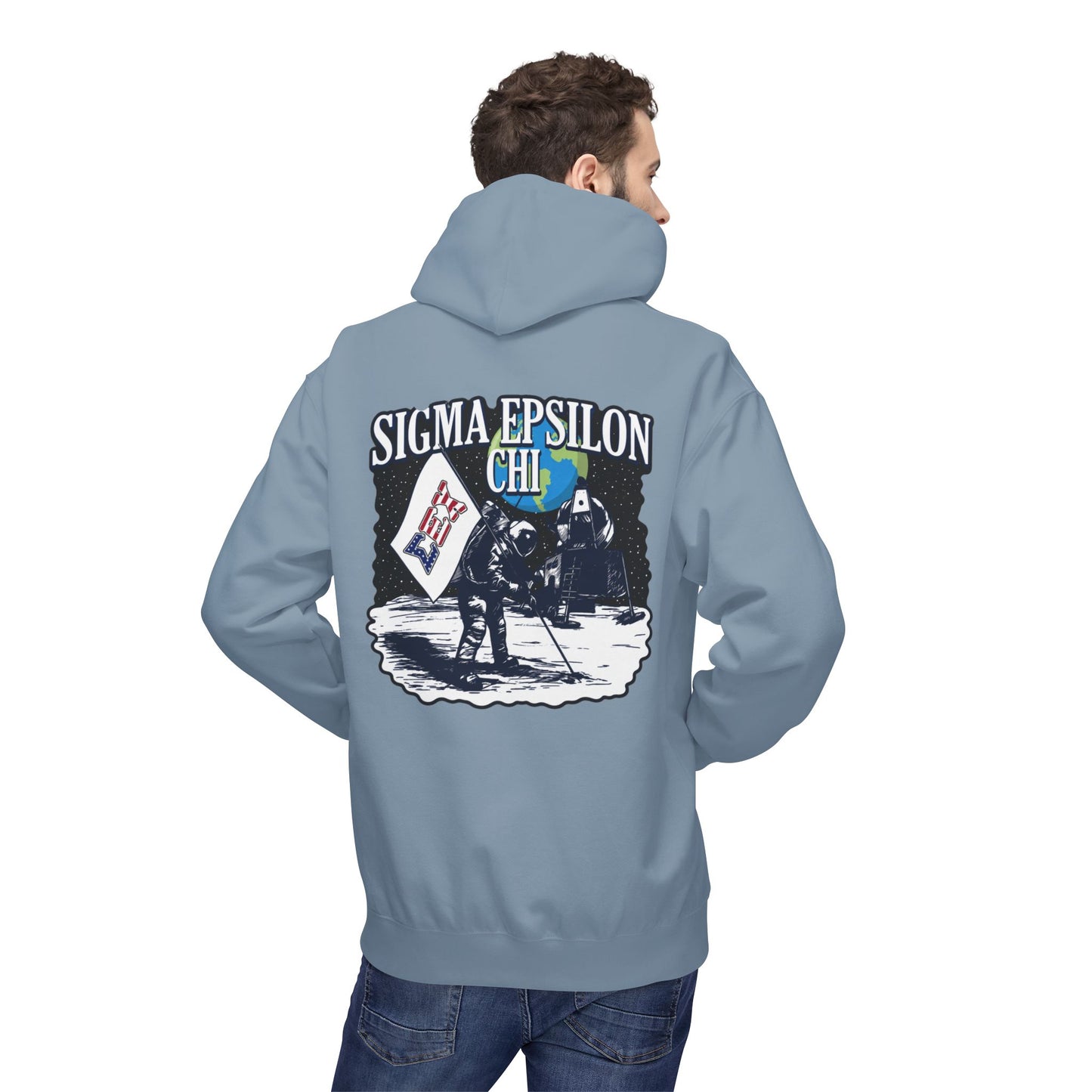 Sigma Epsilon Chi Moon Landing Hoodie