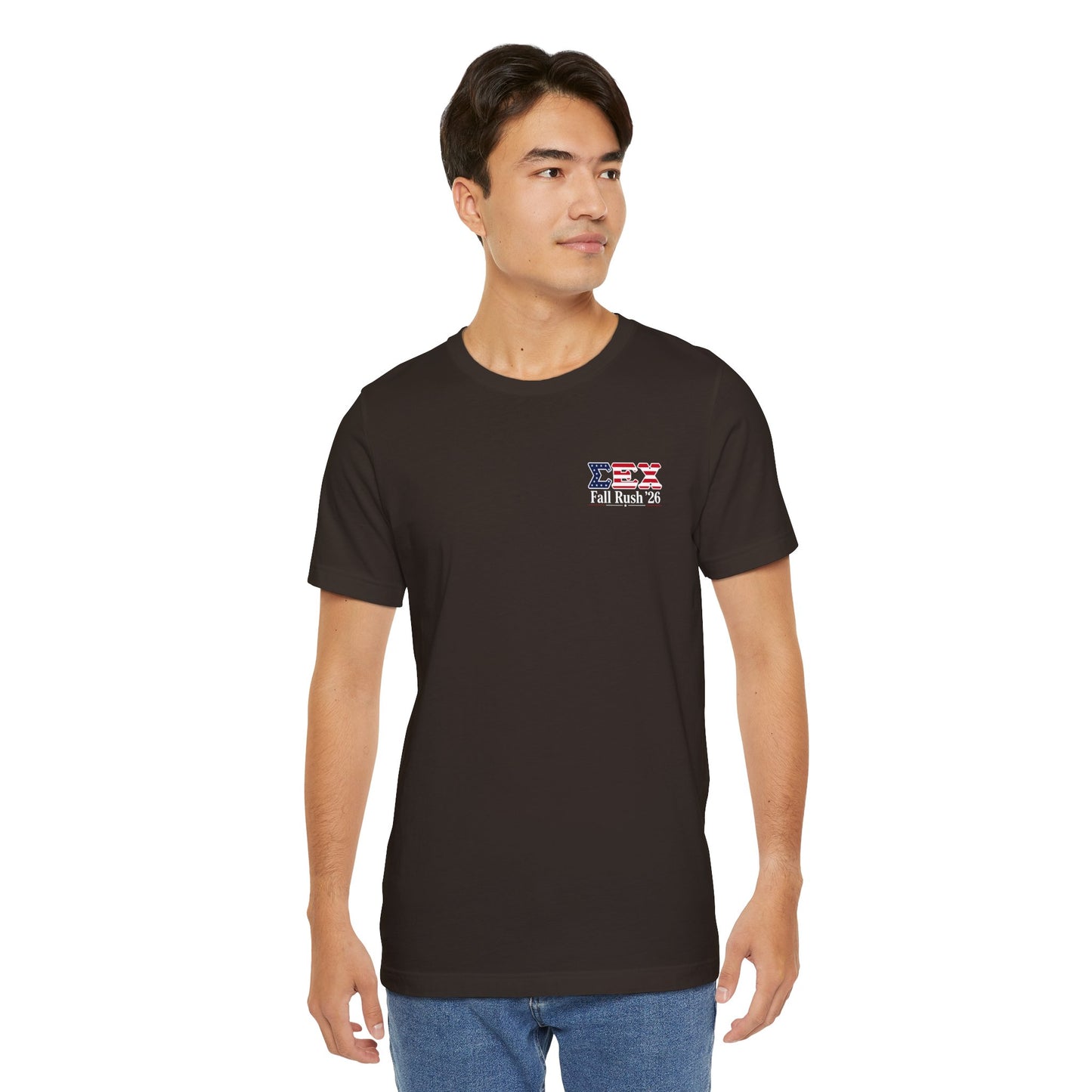 Sigma Epsilon Chi Fraternity Moon Landing T-Shirt — Fall Rush 26 Tee