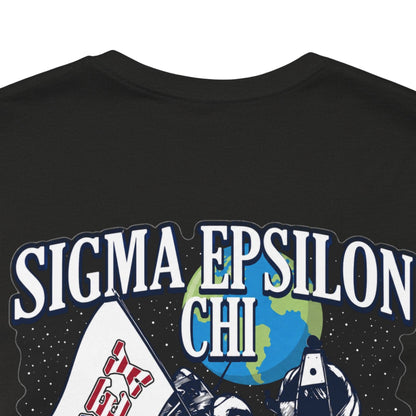 Sigma Epsilon Chi Fraternity Moon Landing T-Shirt — Fall Rush 26 Tee
