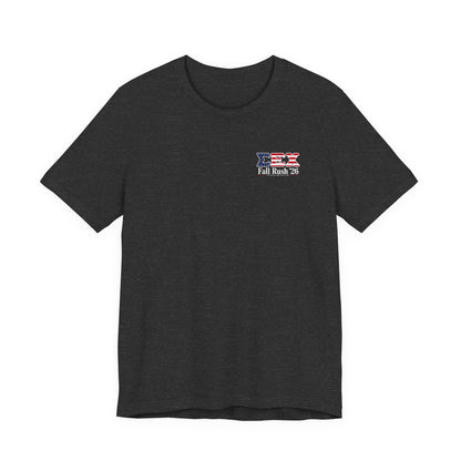 Sigma Epsilon Chi Fraternity Moon Landing T-Shirt — Fall Rush 26 Tee