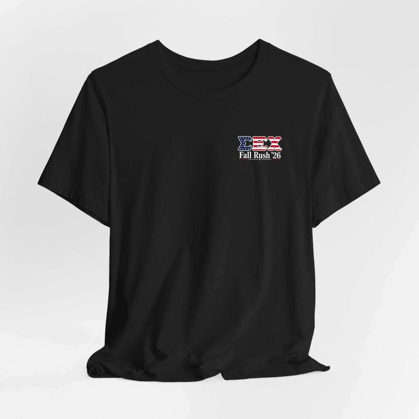Sigma Epsilon Chi Fraternity Moon Landing T-Shirt — Fall Rush 26 Tee